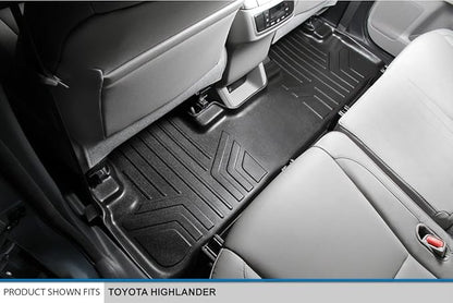 MAXLINER All Weather Custom Fit 2 Row & Cargo Liner Behind The 2nd Row Floor Mat Liner Set Compatible with 2014-2019 Toyota Highlander