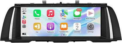 Wireless CarPlay/Android Auto 10.25 Inch Touchscreen for BMW 5 Series F10/F11 (2012-2016) with NBT System, Car Radio Receiver, Multimedia, Bluetooth, Car Stereo