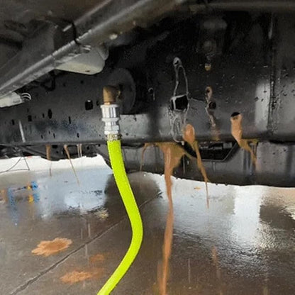 O-Ring Chassis Cleaner Flusher Kit,360° Spinning Nozzle, Undercarriage Cleaner with Quick Coupling, Efficient Wheel Arches/Undercarriage Cleaner Powerful Cleaning in Hidden Areas for All Car (2pc)