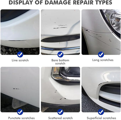 Quartz White (WW8) Touch Up Paint Compatible with Hyundai, DIY Car Paint Scratch Repair, Automotive Paints, Quick & Easy Fix Scratch Repair for Tucson/Elantra/Santa Fe/Sonata