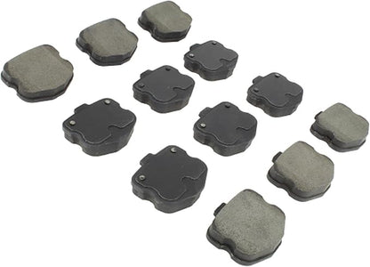 Premium Semi-Metallic Front Brake Pads (1001-1185M) Compatible with Chevrolet Corvette 2006-2013