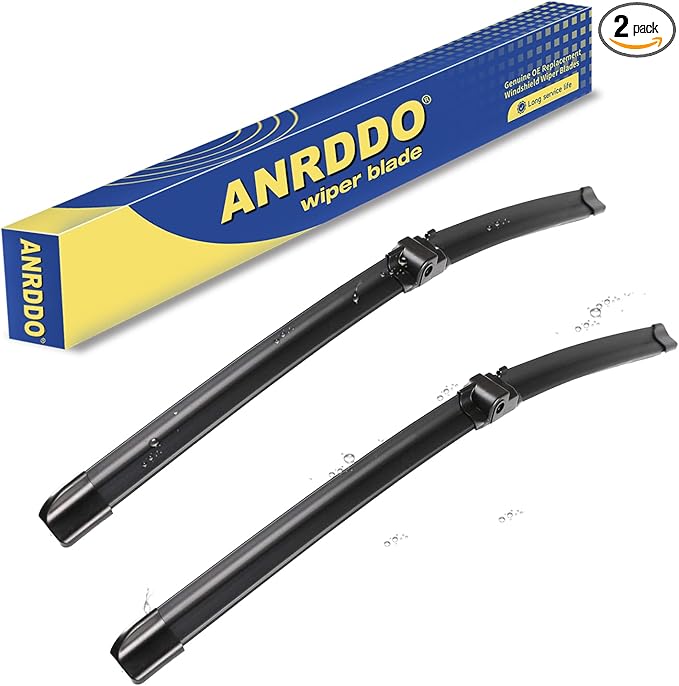 Wipers Factory Replacement for MBZ W207 W212 E350 E400 E550 E63 AMG W204 Class C250 C300 C350 C63 AMG W218 C218 CLS550 CLS63 AMG Original Equipment Wiper Blades Set 24"+24"(Set of 2)