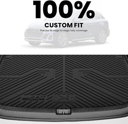 LASFIT Cargo Mat for Audi Q5/SQ5 2018-2025, Custom Fit All-Weather TPE Rubber Trunk Mat for Audi Accessories, Waterproof, Easy to Clean, Black