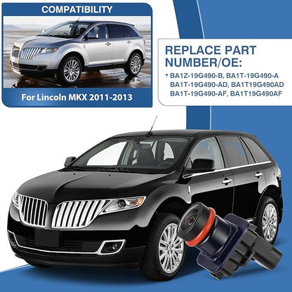 Rear View Backup Camera Fit for Lincoln MKX 2011-2013, Reversing Parking Assist Camera OE Replace BA1Z-19G490-B BA1T-19G490-A BA1T-19G490-AD BA1T-19G490-AF