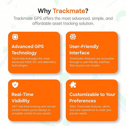 Bolt LTE 4G GPS Tracker for Vehicles, Cars, Trucks, Trailers, RVs, Equipment, & Shipments with 10,000mAh Rechargeable Battery, IP65 Waterproof, Magnetic Mount, Tamper Alerts, Easy Set Up