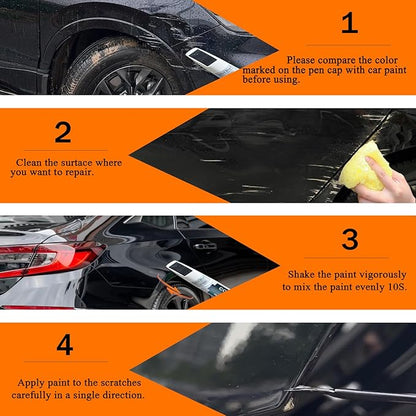 Rallye Red(R-513) Touch Up Paint Compatible with Honda, Car Paint Pen Scratch Repair Two-In-One Touch Up Paint, Premium Car Scratch Remover for Deep Scratches