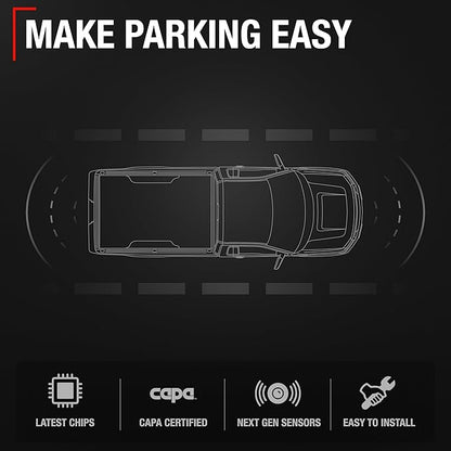 T1A Car Parking Sensors, 4 Pieces - Compatible with 2015-2020 Ford F-150 Super Duty - Front or Rear Bumper Parking Aid Sensor, Backup Reverse Parking Assist Kit - OEM FL3-Z15K859-AAPTM, HC3Z15K859A