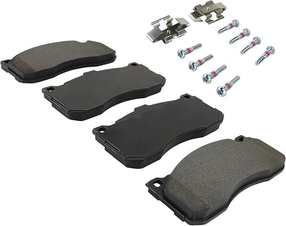 Premium Semi-Metallic Front Brake Pads (1001-1371M) Replacement for BMW 130i 2010-2006, 135i 2013-2008, 135is 2013, 328i 2013