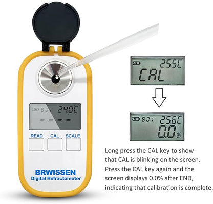 Digital Refractometer 5-in-1 Antifreeze Coolant Diesel Exhaust Fluid DEF Tester - Urea Concentration, Antifreeze & Car Windshield Washer Fluid Freeze Point Detector