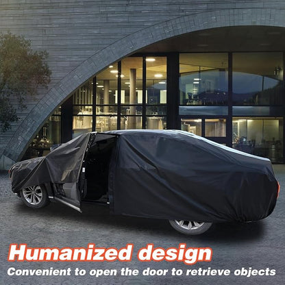 BMW X5 Car Cover 100% Waterproof All Weather, Gift with Towel, 10 Layers SUV Car Cover Custom Fit 2007-2025 BMW X5/X5M, Full Exterior Car Covers Rain Sun UV Protection with Door Zipper.
