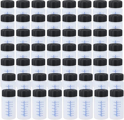 120 Pcs 2 Oz Touch Up Paint Container - Empty Paint Touch Up Bottles with Brush, Safe Lids, and Mixing Balls for Fixing Car Scratches