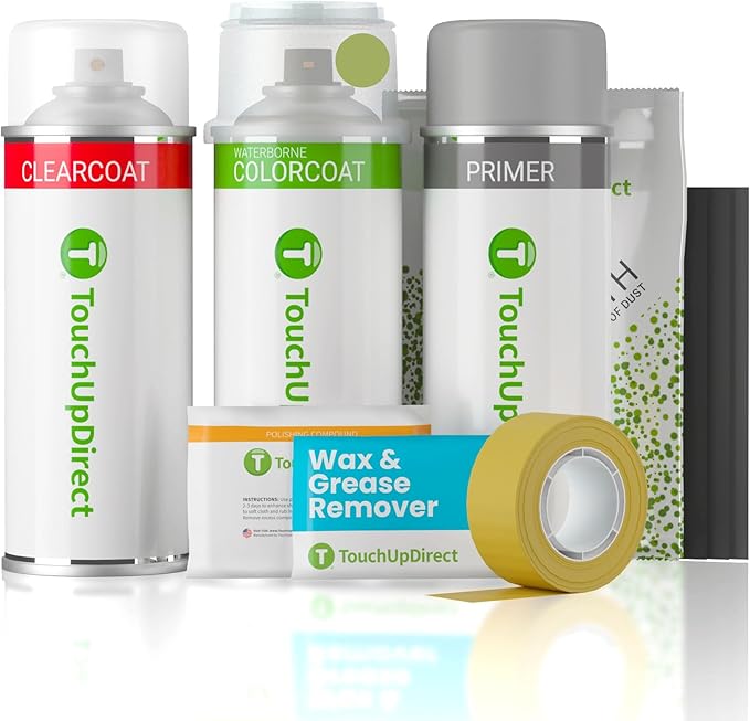 TouchUpDirect 5C3 Lime Rush Compatible with Toyota Exact Match Touch Up Paint Aerosol - Platinum Kit