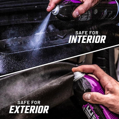 Slick Products Shine & Protectant, Long-Lasting High-Gloss Clear Coat Spray, Renew, Shine, and Protect Plastic, Vinyl, Rubber, Trim, and More (6-Pack)