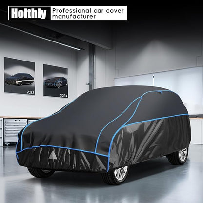 Hail Protector Car Cover for SUV, Anti Hail Car Covers Thick Multi-Layered EVA Outdoor, Hail Proof Car Cover All Weather, Hail Protection Padded Fit Honda CR-V, BMW X3 X4, Audi Q5, Etc
