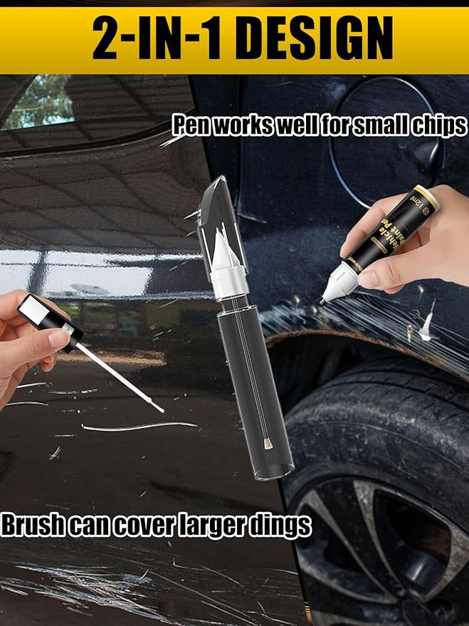 (792/9792) Palladium Silver Metallic Touch Up Paint Compatible with Mercedes-Benz, Exact Match Car Paint Pen Automotive Scratch Repair Remover Kit Quick & Easy Solution for Vehile Chips and Nicks