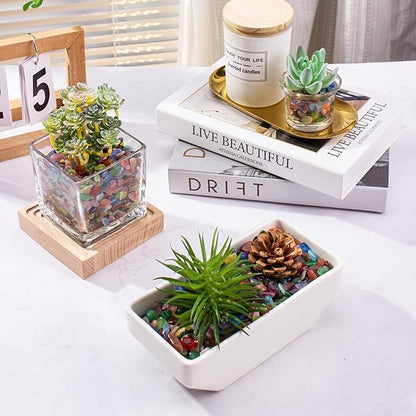 0.88 LB Cat Eye Stones for Aquarium, Polished Aquarium Fish Tank Gravel Rocks Pebbles Crushed Tumbled Stone Chips for Garden|Vase Filler|Fish Turtle Tank Decorations