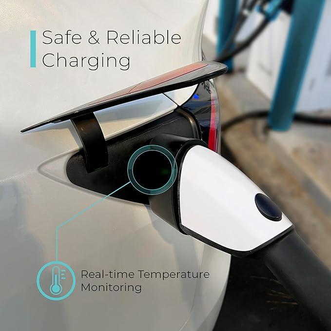Lectron CCS1 to NACS Adapter for Tesla Model S, 3, X, Y (500A 500V) - for Tesla Owners Only - Fast Charge Your Tesla with CCS Chargers (Black)