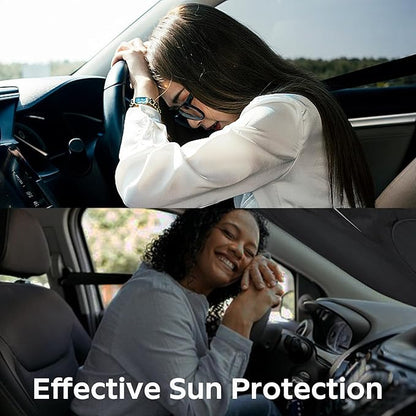 INSAUTO for GLC Windshield Sunshade Foldable Sun Shade Custom-fit for Mercedes Benz 2016-2022 GLC SUV GLC300 Windshield Cover Car Front Window Sun Visor Shield Keeps Your Vehicle Cool Accessories