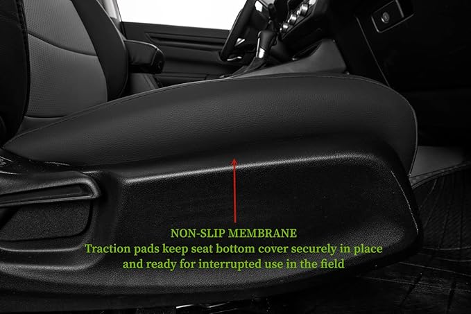 coverdream Custom Seat Covers Compatible with Select Honda CRV 2012 2013 2014 Models - Leatherette (Black/Gray,Full Set)