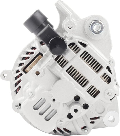 Ezexpreze Alternator 11176N Replacement for 2006-2011 Honda Civic L4 1.8L, 7-Groove Pulley, 80A 12V, OE#11176 31100RNAA01 31100RNAA01RM 31100RNAA012M2 AHGA67 A002TC1391 SB347 LRA3157