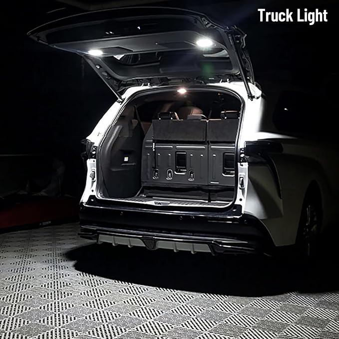 8 Piece CooL White LED Interior Lights Kit for Toyota RAV4 2016 2017 2018 2019 2020 2021 Super Bright 6000K Interior LED Lights Bulbs Package + Install Tool