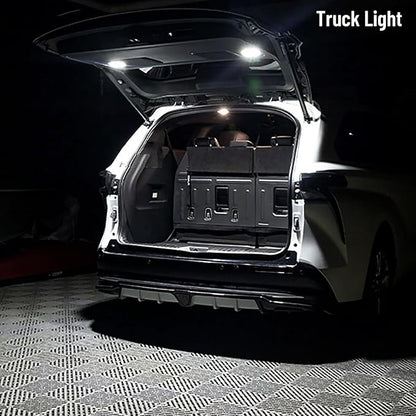 8 Piece CooL White LED Interior Lights Kit for Toyota RAV4 2016 2017 2018 2019 2020 2021 Super Bright 6000K Interior LED Lights Bulbs Package + Install Tool