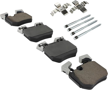 Premium Semi-Metallic Rear Brake Pads (1001-1372M) Replacement for BMW 130i 2010-2009, 135i 2013-2008, 135is 2013, 328i 2013