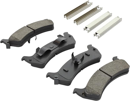 Premium Semi-Metallic Rear Brake Pads (1001-0625M) Compatible with Jeep Grand Cherokee 1994-1994
