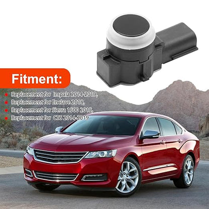 4Pcs 22998458 Parking Aid Sensor, Replacement for Chevy Impala 2014-2019 Replacement for GMC Sierra 1500 2015, Replaces 23428268 684-048
