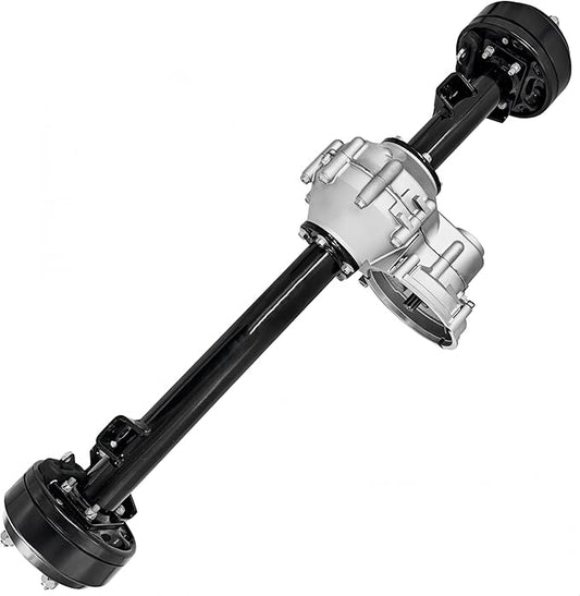 1027717-01 102771701 Rear Axle Assembly with Brake Drum 10 Teeth for 1998-Up Club Car DS & 2004-Up Club Car Precedent Electric with Graziano Transaxle