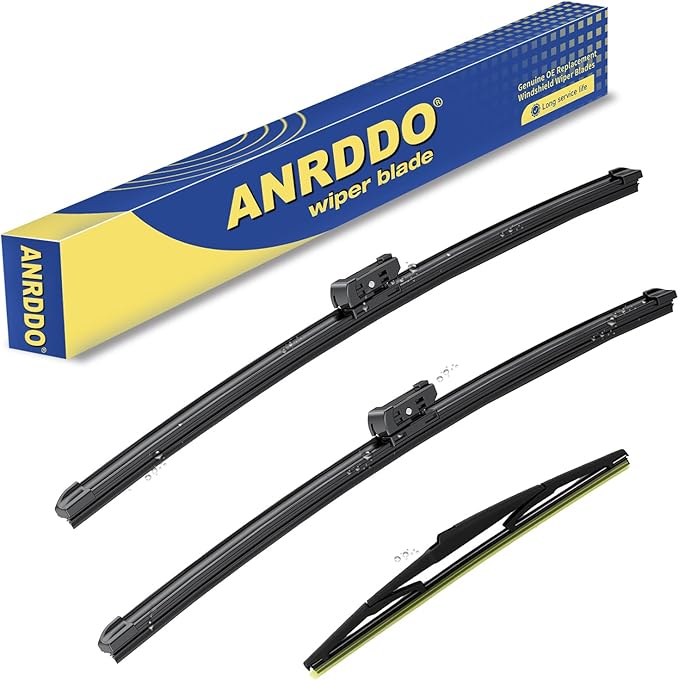 3 Wipers Factory Replacement For Lexus NX200t 2015-2017 NX300 2018-2021 2022 2023 NX300h 2015-2021 2022 2023 Original Equipment Replacement Windshield Wiper Blades Set 26"+16" +12" (Set of 3)