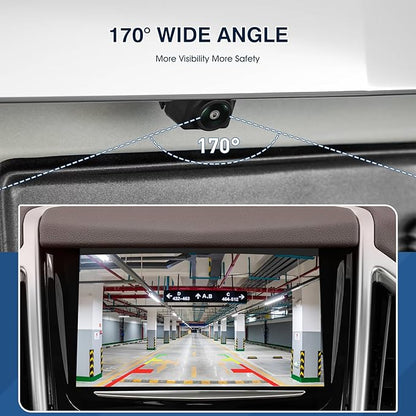 Rear View Backup Camera Fit for Cadillac SRX 2010-2016, Reversing Parking Assist Camera OE Replacement 20910350 15926122 22915398 (6 Plug pin Holes)