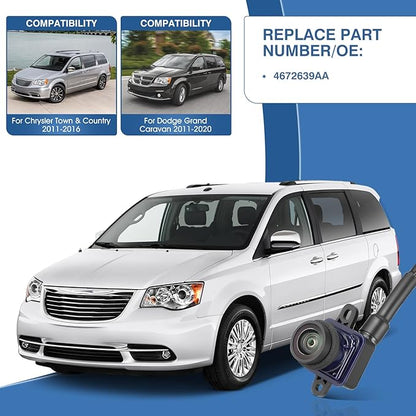 Rear View Backup Camera Fit for Chrysler Town & Country 2011-2016, fit for Dodge Grand Caravan 2011-2020, Reversing Parking Assist Camera OE Replacement 4672639AA,CH1960103