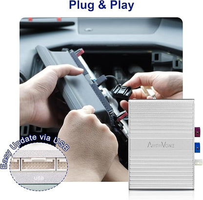 Wireless/Wired Phone Mirroring Android Auto Interface Upgrade Kit for Lexus 2005-2008 is, Support Wireless CarPlay, AirPlay, Cameras, Retaining Car OEM Monitor, Control System
