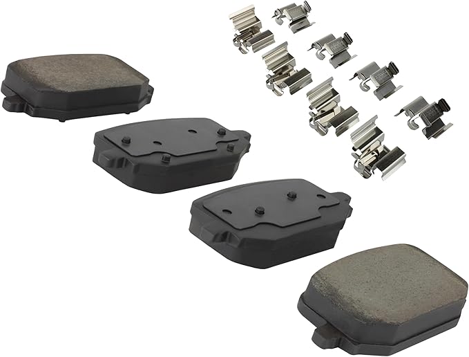 Premium Ceramic Rear Brake Pads (1001-2232C) Compatible with Ford Explorer 2020-2025, Ford Mustang 2024-2024