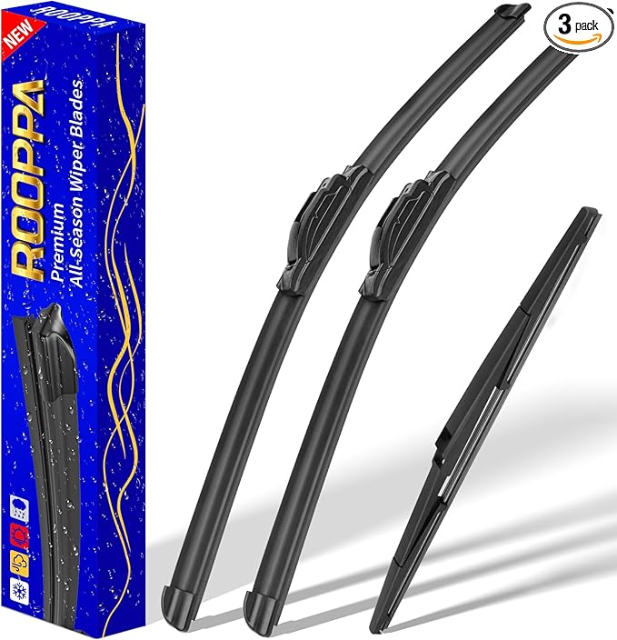 3 wipers Replacement for 2011-2020 Toyota sienna, Windshield Wiper Blades Original Equipment Replacement - 28"/20"/16" (Set of 3) U/J HOOK