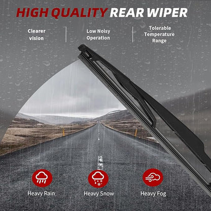 OTUAYAUTO Premium Windshield Wiper Blades - Replacement for Ford Edge 07-14, Lincoln MKX 07-15 - Precision Fit, All-Weather Performance, Front and Rear Wiper Blades, J/U Hook - 26"+20"+14" (Pack of 3)