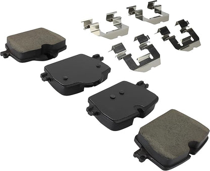Premium Ceramic Rear Brake Pads (1001-2221C) Compatible with 2019-2025 BMW/Toyota (230i/230i xDrive/330e/330e xDrive/330i/330i xDrive/430i/430i Gran Coupe/430i xDrive/GR Supra/i4/Z4)