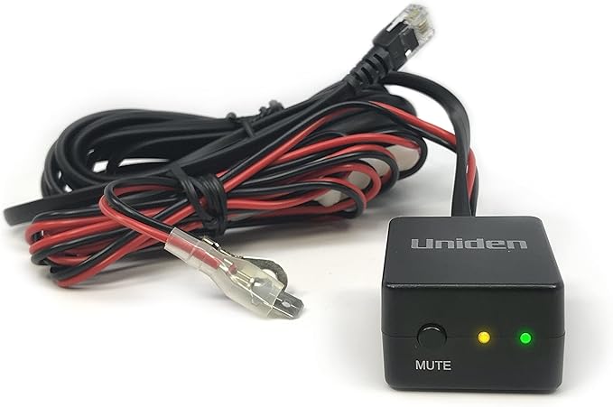 Uniden R8W Flagship Extreme Long Range Laser/Radar Detector + Uniden Smart Hardwire Kit RDA-HDWKT with Mute Button and LED Alert.