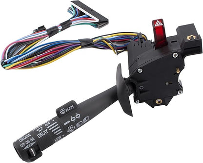 BOXI Multi-Function Combination Switch - Turn Signal, Wiper, Washers, Hazard Switch, Cruise Control Fits for Chevy Tahoe Blazer Suburban K1500 Sierra/for GMC Yukon K1500 and More | 2330814 26100985