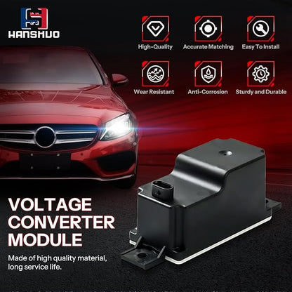 Voltage Converter Module for 2019-2023 Mercedes Benz G550 GLE350 G63, for 2013-2019 Mercedes Benz W205 W257 W222 Replace # 2059052809 2059053414