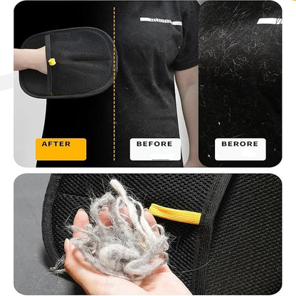 (3PCS) Pet Hair Remover Glove, 2025 New Efficient Grooming Gloves for Pet Hair, Pet Hair Remover Gloves for Dog & Cat, Reusable Pet Hair Remover Glove for Washing, Deshedding, Grooming