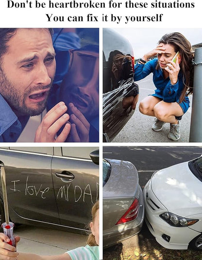 SYOAUTO Classic Silver 1F7 Touch Up Paint Fit for Toyota Cars Auto Touch up Paint Scratch Repair Pen Brush and Tip 2 in 1 Classic Silver 1F7