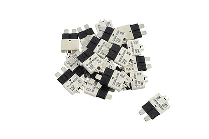 GLOSO Circuit Breakers E39 Manual (T3) Reset Low Profile ATC/ATO (25A - 25 Pack)