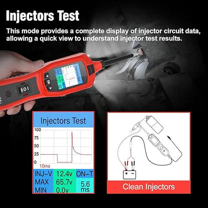 Circuit Breaker Finder Tool, Battery Tester, AC DC Voltage Tester, Fuel Injector Tester, 9V-30V Automotive Circuit Tester with 40FT Cable, P180