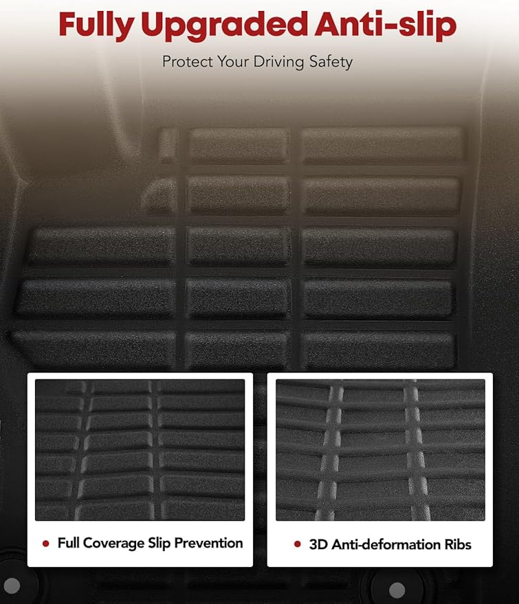 YHTAUTO Floor Mats & Cargo Mat Fit Chevy Trax 2014-2023, Buick Encore 2013-2023(NOT GX), TPE All Weather Car Mats Waterproof Anti-Slip Odorless Floor Liner, Interior Car Accessories