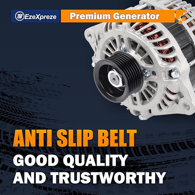 Ezexpreze Alternator fit 2007 2008 2009 2010 Nissan Altima, 2009 2010 for Nissan Maxima, 2009-2014 for Nissan Murano, 2011-2017 Nissan Quest OE Replacement 11341 11557