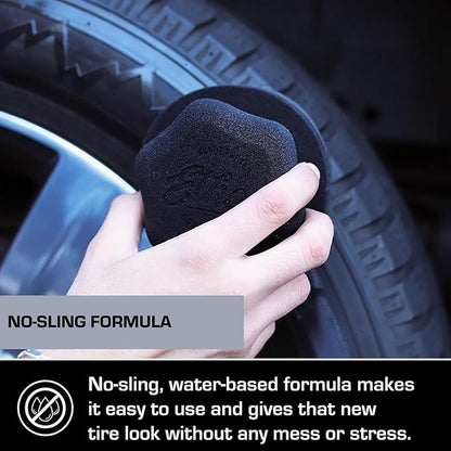 Ethos Graphene Shine - Trim & Tire Shine Spray, High Sheen, Non Greasy, Sling Free Finish! Conditions and Protects Rubber with UV Protection (Gallon)