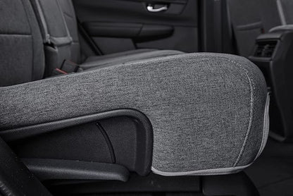 coverdream CRV Seat Covers Custom Fit for 2023 2024 2025 2026 Honda CR-V LX,EX,EX-L,Sport Series,Hybrid,Fully Covered,Airbag Compatible,UV Resistant Polyester Seat Protector(Full Set,Gray)