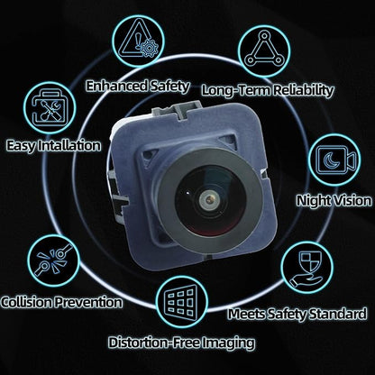 MITZONE Rear View Backup Camera Compatible with 2012 2013 2014 Ford F-150 Lincoln Mark LT BL3Z-19G490-B CL3Z-19G490-B CL3Z-19G490-C CL3Z-19G490-D AL3Z-19G490-A EL3Z-19G490-D